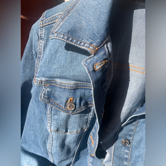 chico's® jean jacket size US 1. Size 8/10 - Picture 1 of 4